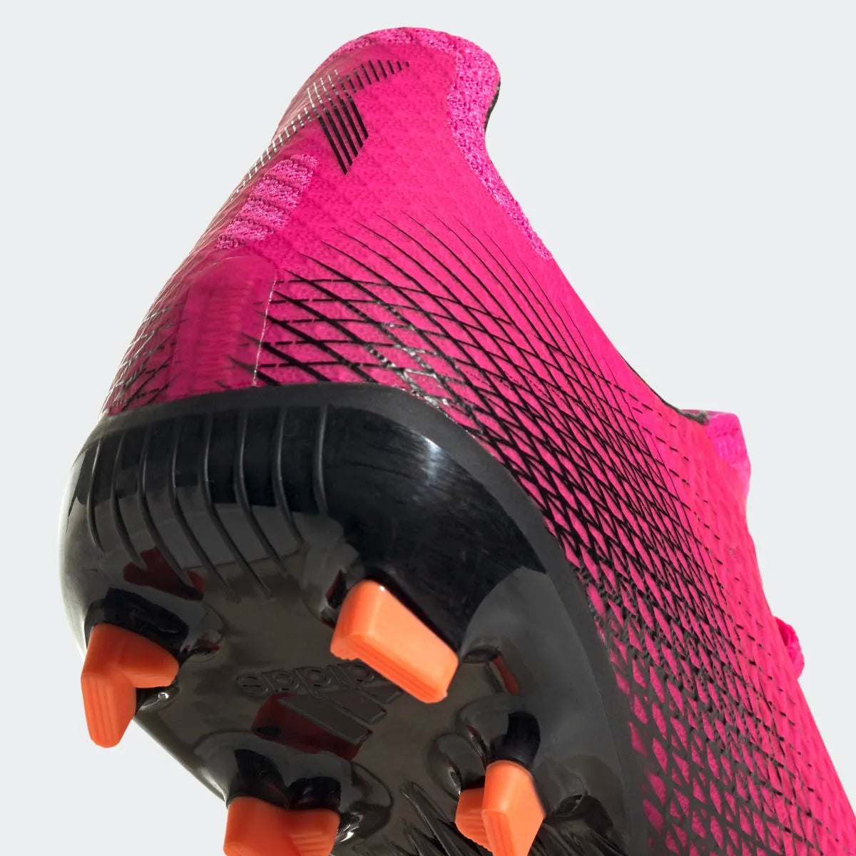 Adidas JR X ghosted .3 FG - Pink-Black-Orange (Detail 2)