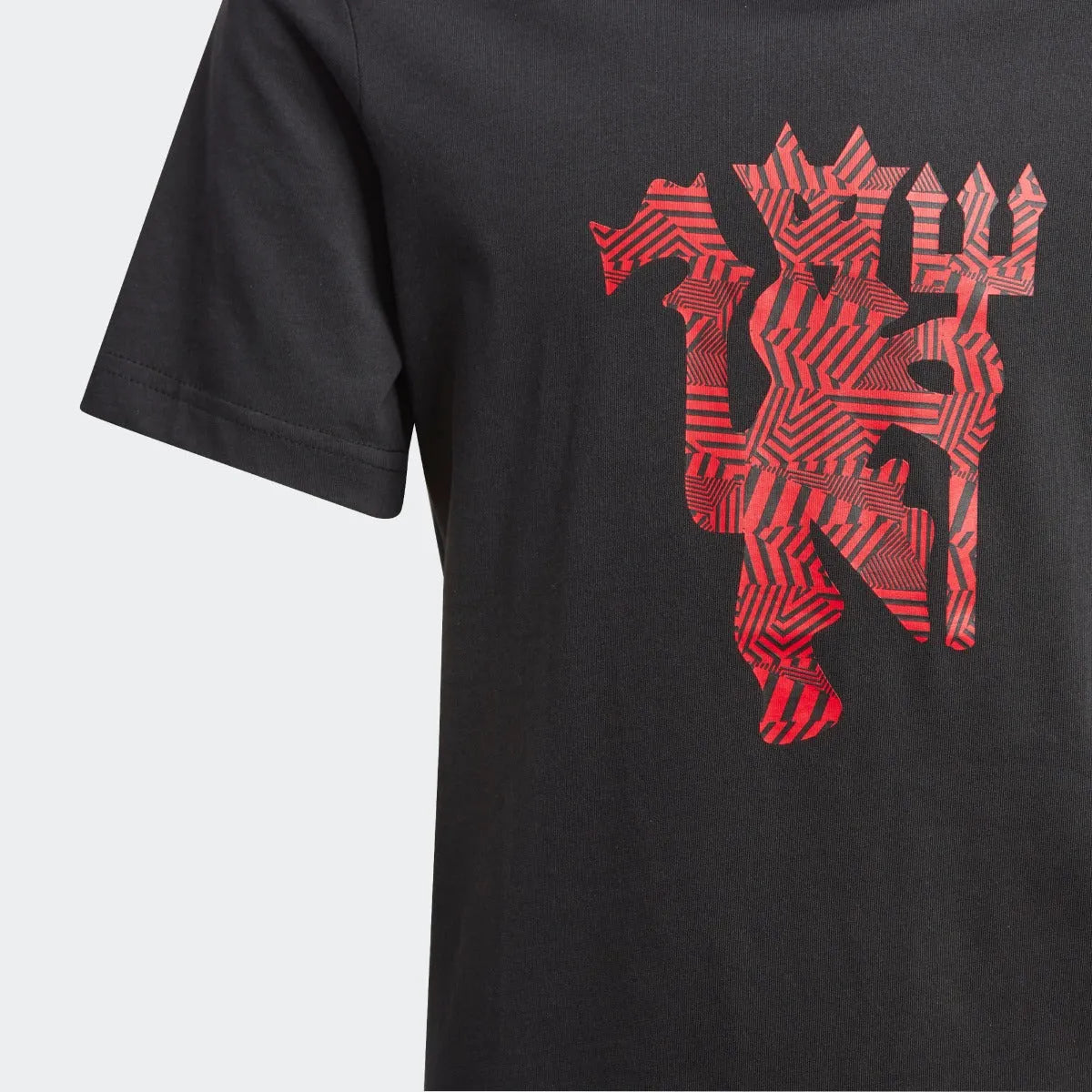 Adidas 2020-21 Manchester United KIDS Graphic Tee - Black-Red