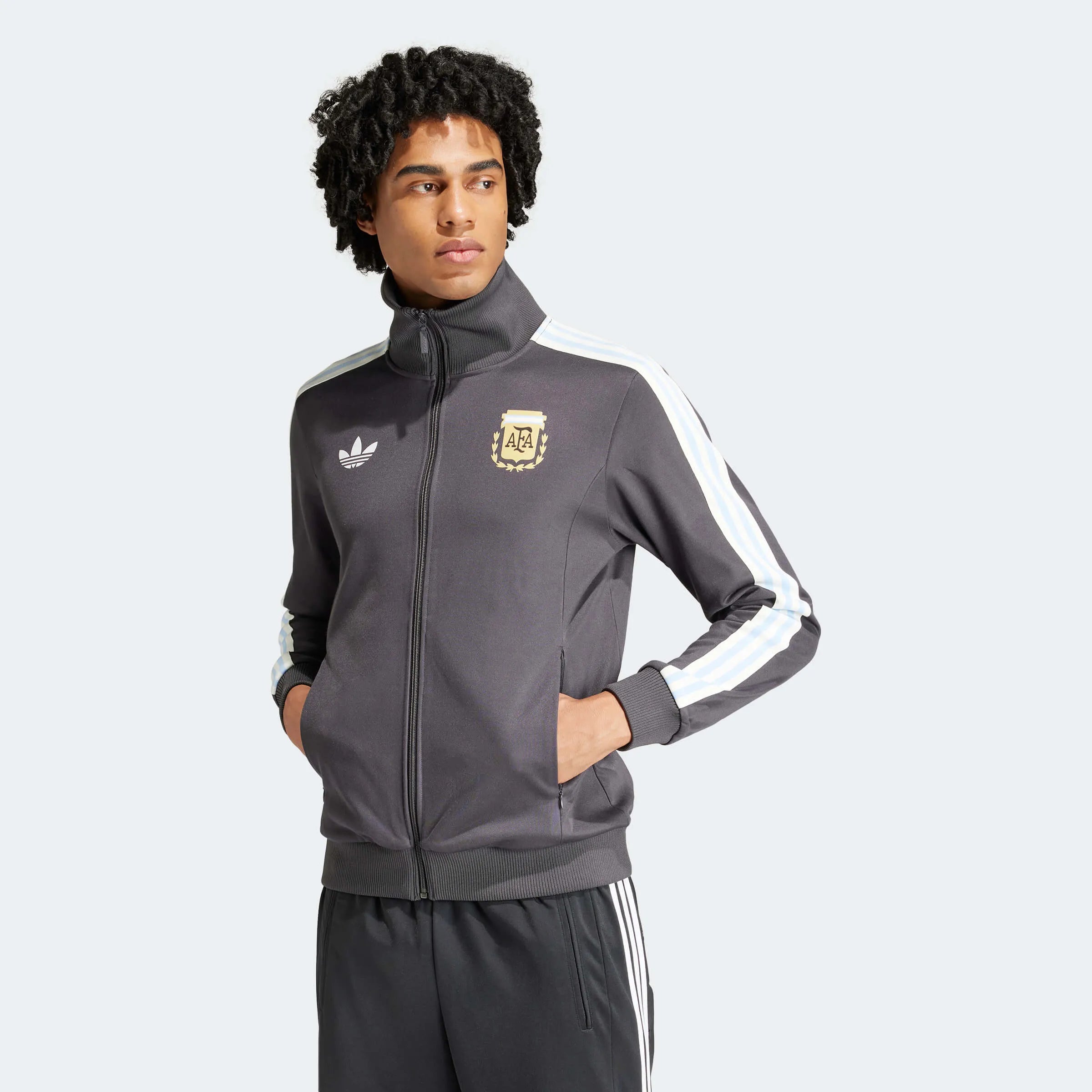 adidas 2024-24 Argentina Men's Beckenbaur Track Top (Model - Front)