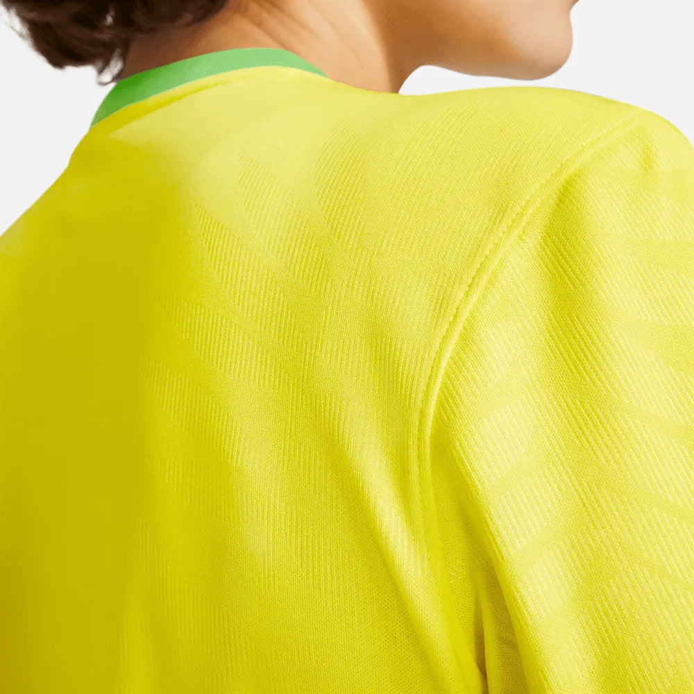 Nike 2023-24 Brazil Women's Stadium Home Jersey (Detail 2)