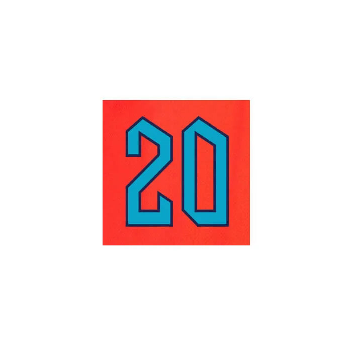 England 2022-23 Away Foden #20 Jersey Name Set (Front)