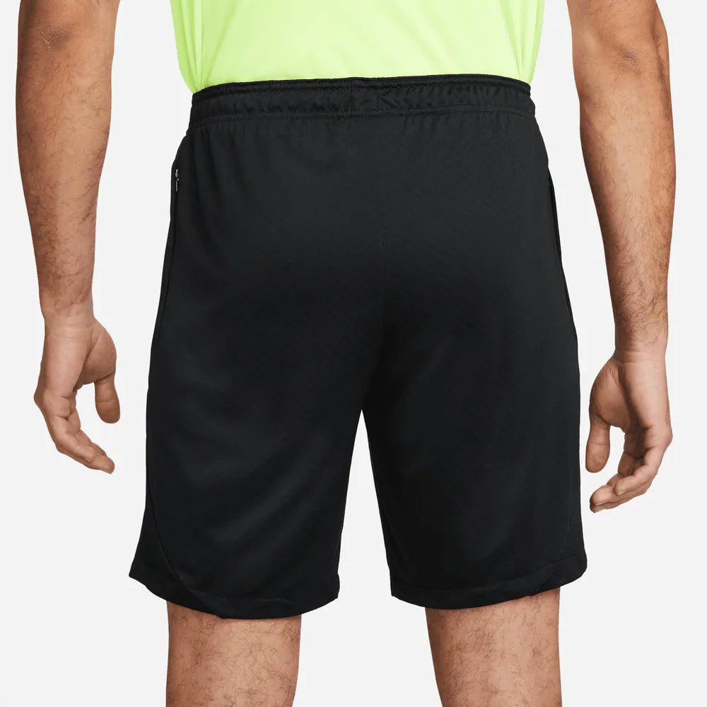 Nike 2022-23 Tottenham Strike Shorts - Black-Volt (Back)