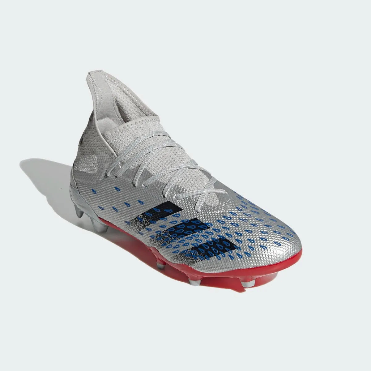 Adidas Predator Freak .3 FG - Silver-Royal-Red (Diagonal 1)