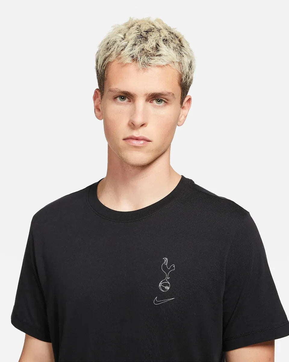 Nike 2021-22 Tottenham Voice Tee - Black (Detail 1)