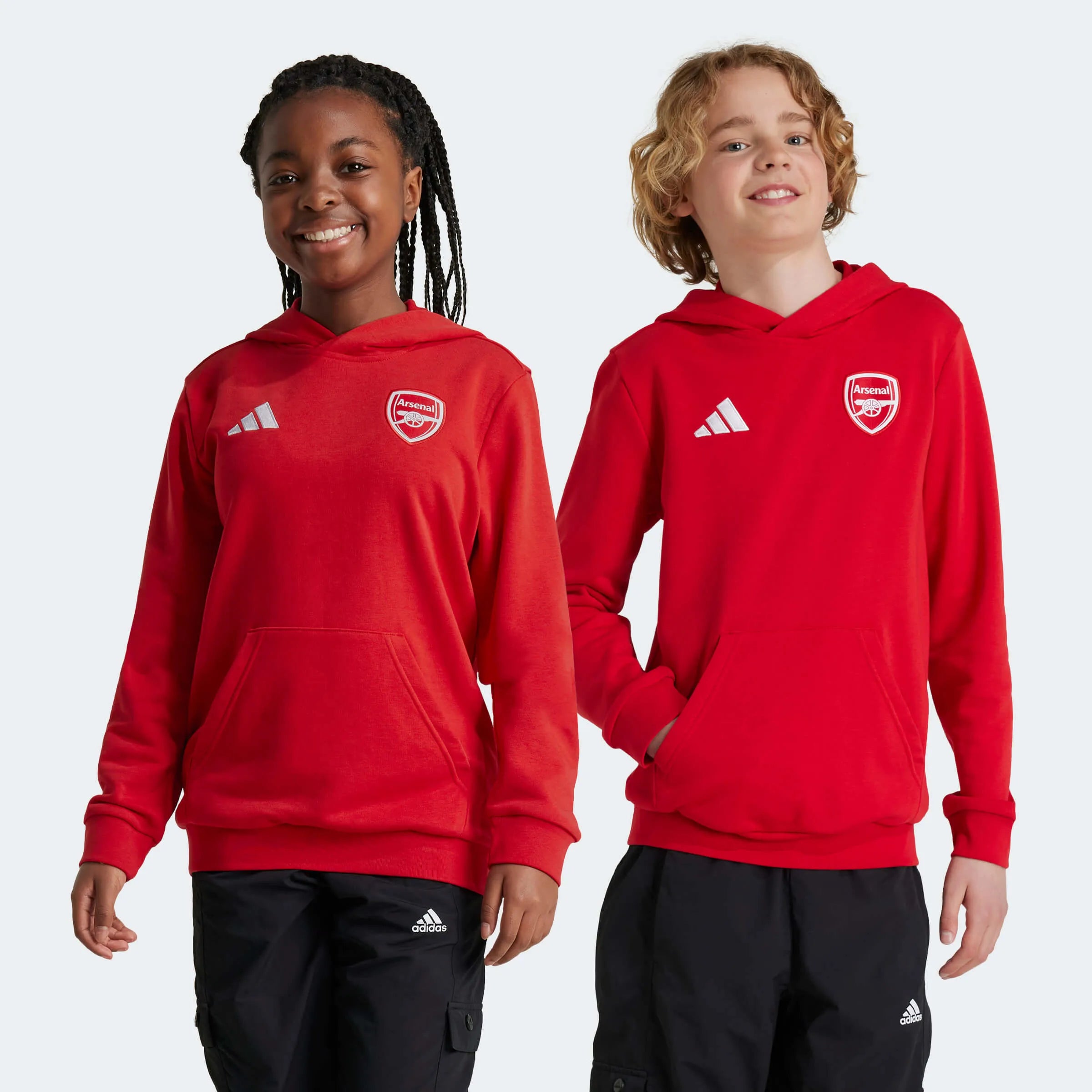 adidas 2024-25 Arsenal Youth Hoodie (Models - Front)