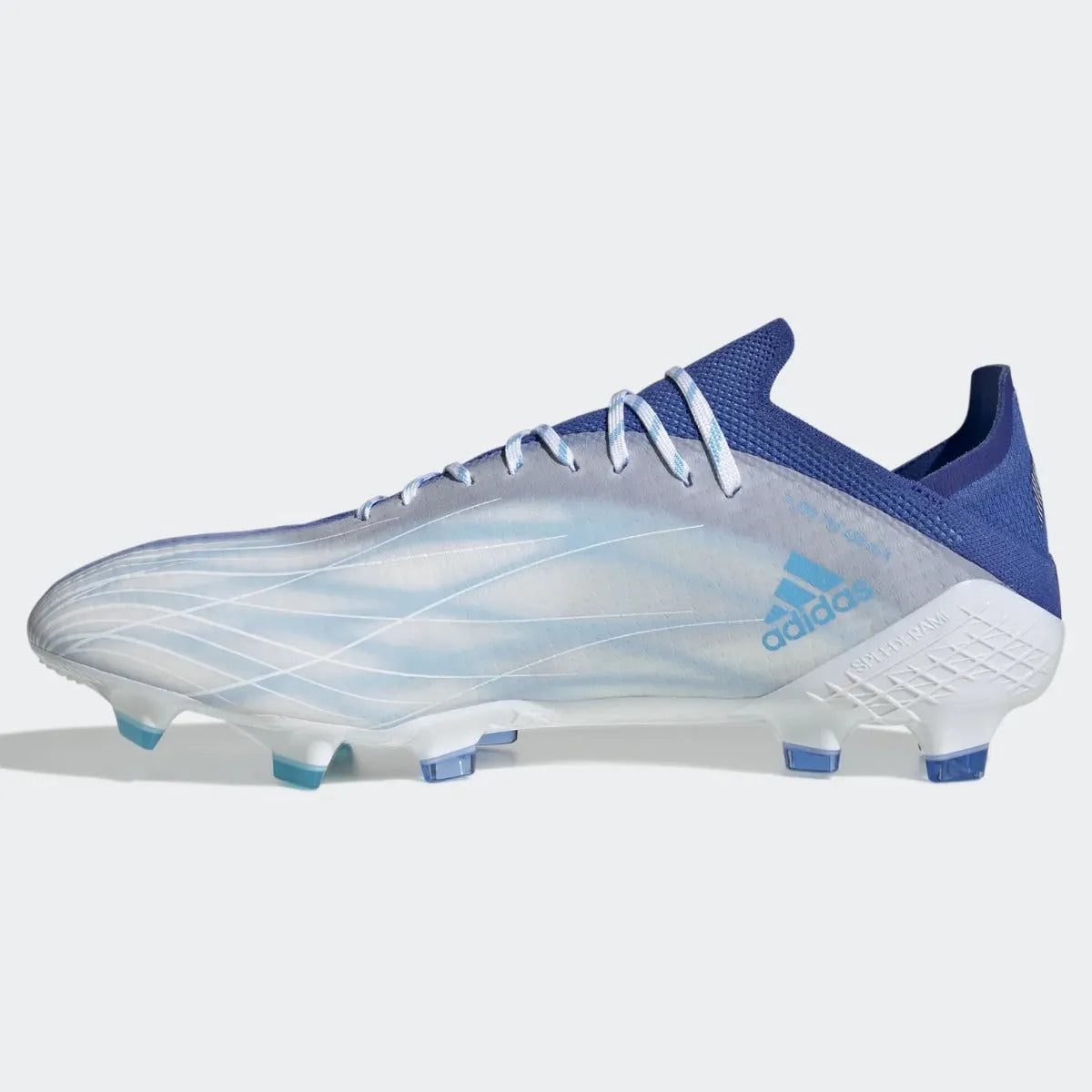 adidas X Speedflow .1 FG - White-Indigo-Sky Rush (Side 2)