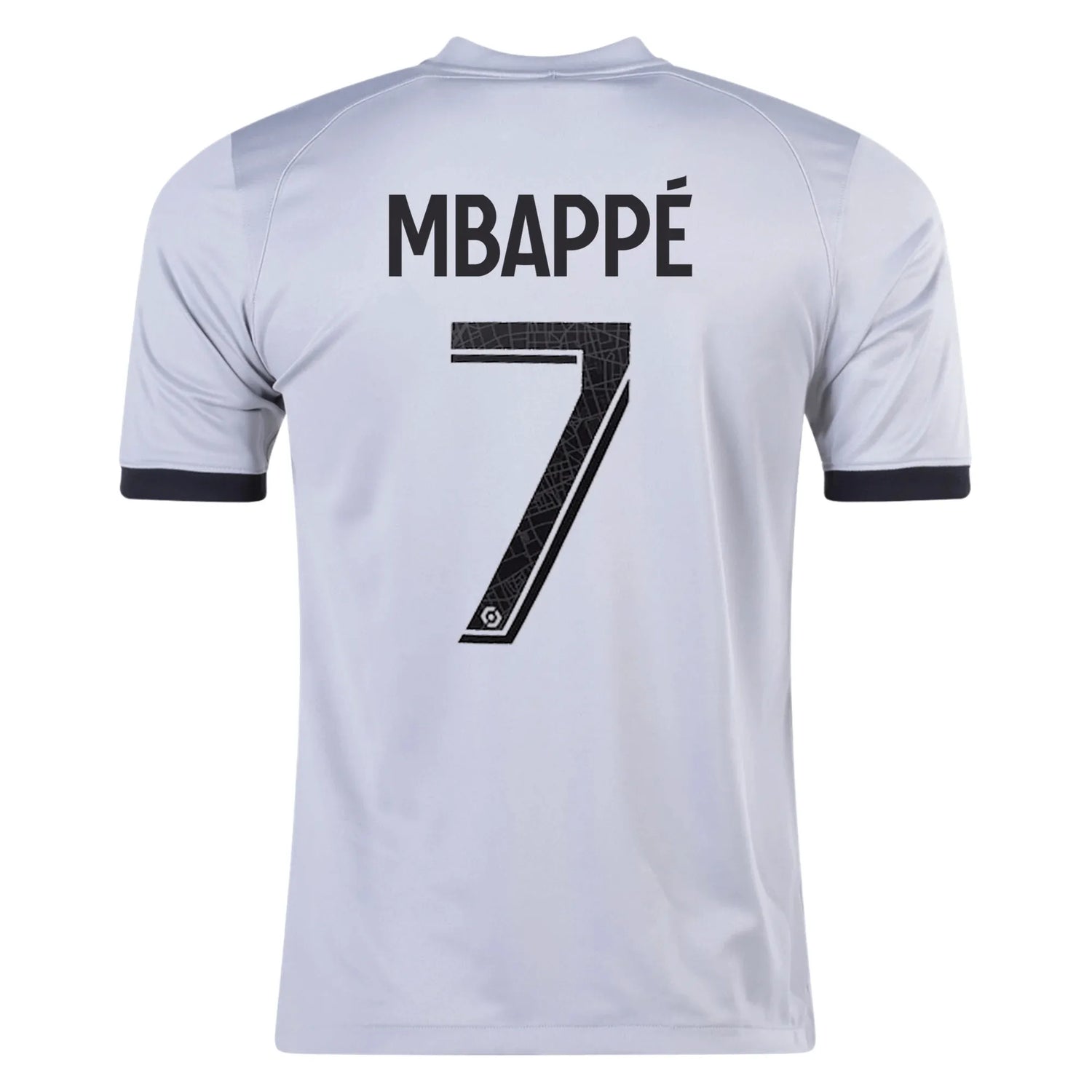 Jordan 2022 23 PSG Youth Away Jersey Smoke Grey Black