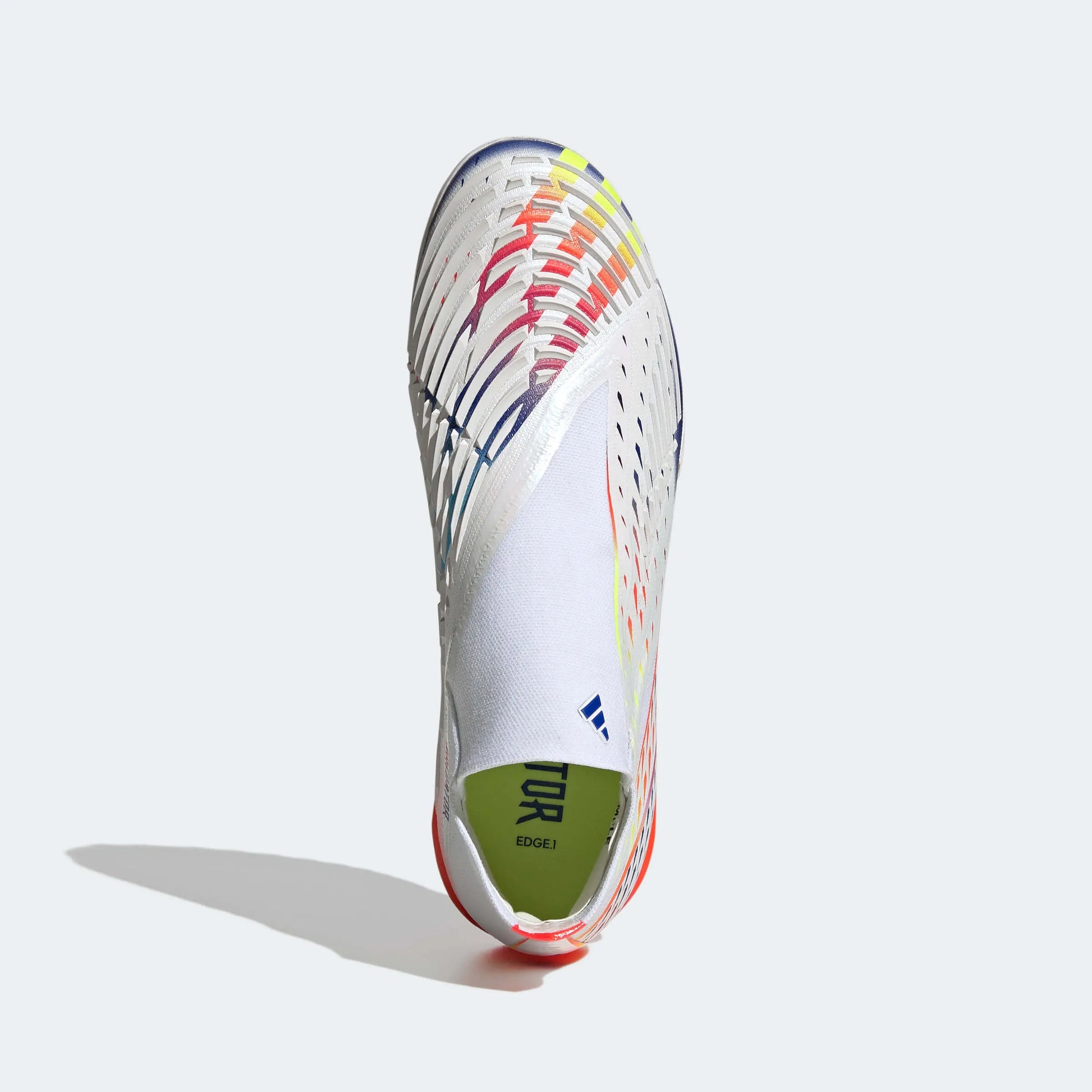 adidas Predator Edge.1 Turf - White-Yellow-Blue (Top)
