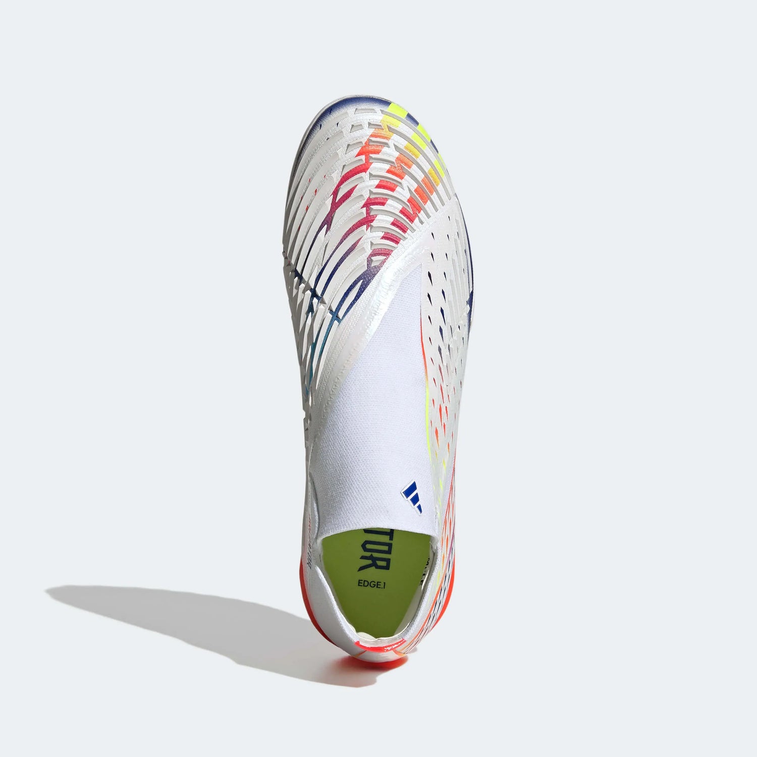 adidas Predator Edge.1 Turf - White-Yellow-Blue (Top)