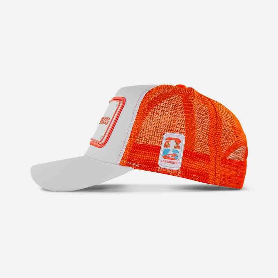 FIFA World Cup 2026 Host City Los Angeles Trucker Hat (Side 1)