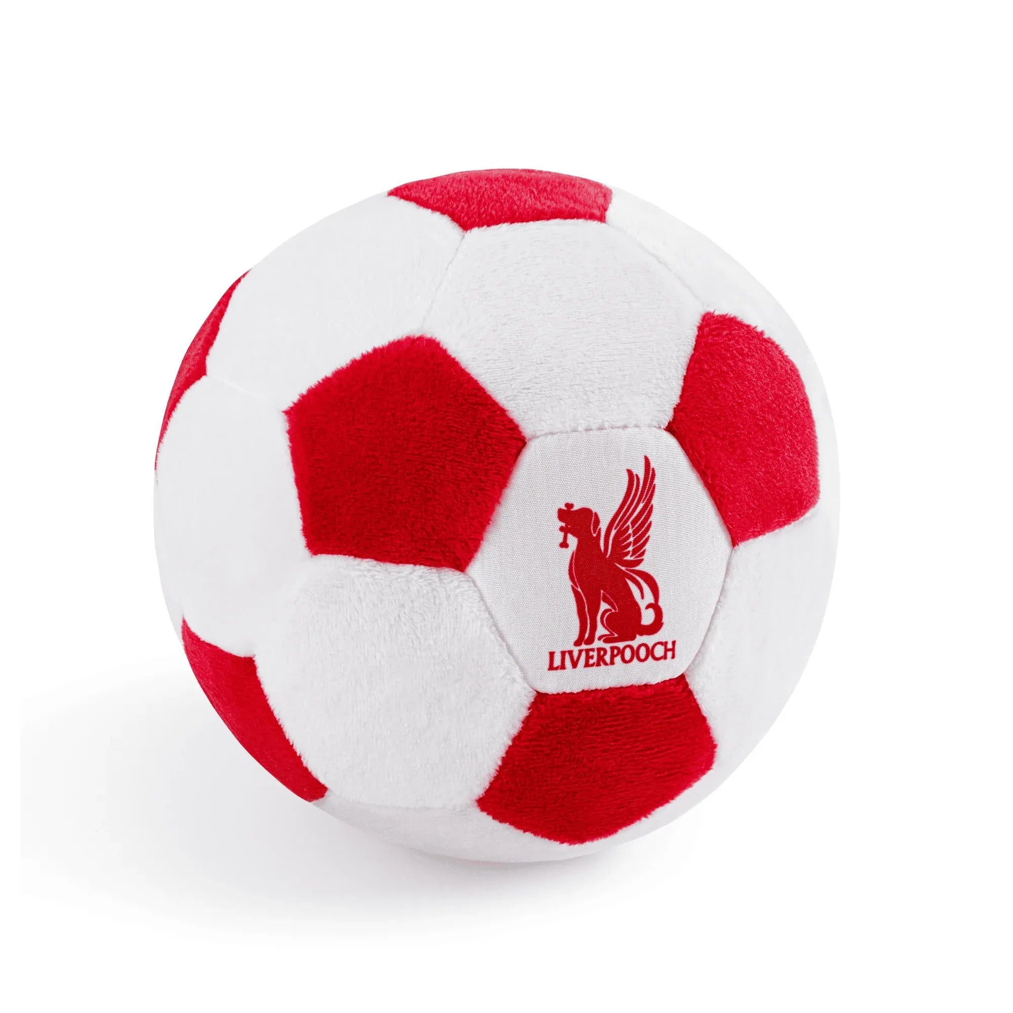 Floofball Liverpooch Plush Soccer Ball - Dog Toy (Side)