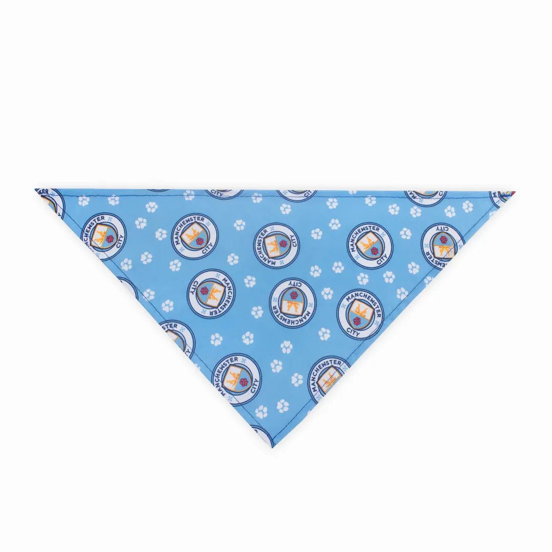 Floofball Manchewster City Dog Bandana (Untied)