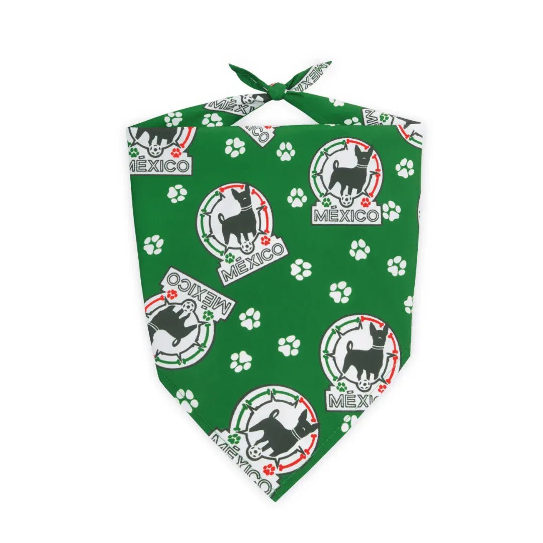 Floofball Mexico Dog Bandana (Tied)