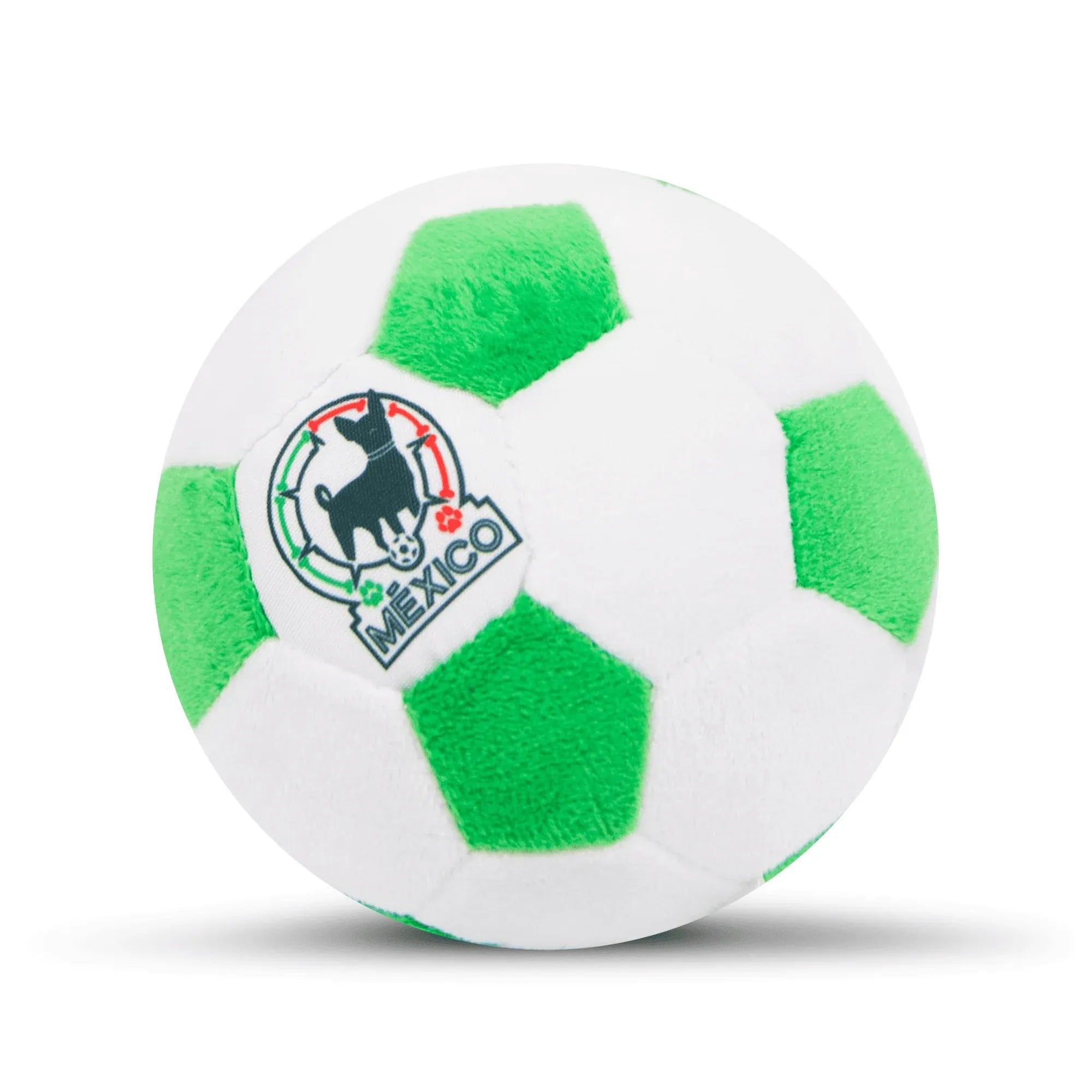 Floofball Mexico Plush Soccer Ball - Dog Toy (Back)