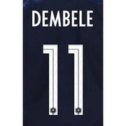 France 2018 Home Dembele #11 Jersey Name Set