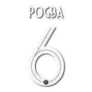 France 2018 Youth Home Pogba #6 Jersey Name Set