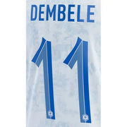 France 2022-23 Away Dembele #11 Jersey Name Set