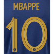 France 2022-23 Home Mbappe #10 Jersey Name Set
