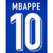 France 2024/25 Home Mbappe #10 Youth Jersey Name Set
