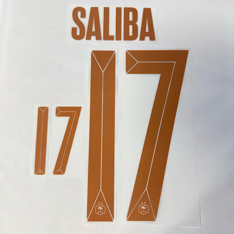France 2026- Away SALIBA #17 Official Name Set