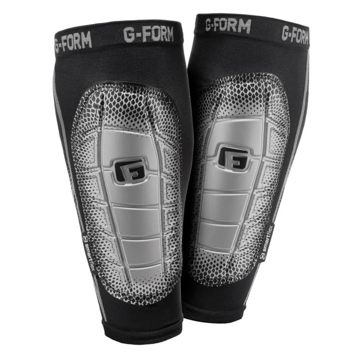 G-Form Pro S-Elite 2 Shing Guards NOCSAE - Silver-Black (Main)