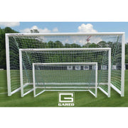 Gared Touchline® Striker Round-Frame Aluminum Soccer Goal, 6' x 12' (Front - Sizes)