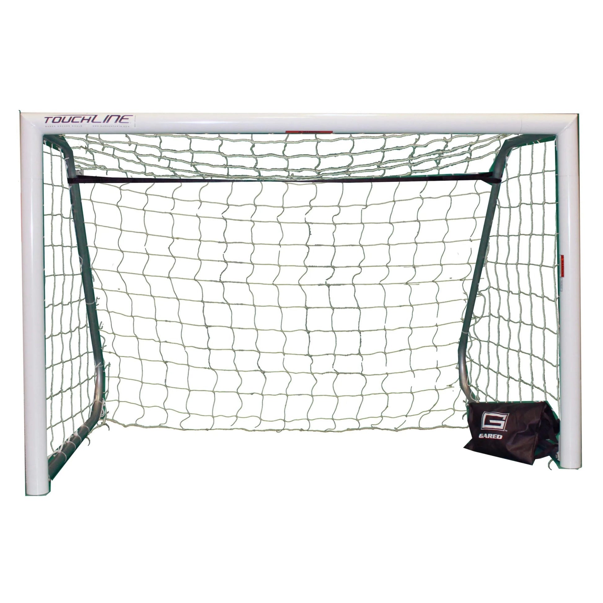 Gared White Recreational Soccer Goal, 6-1/2' x 18' (Front)