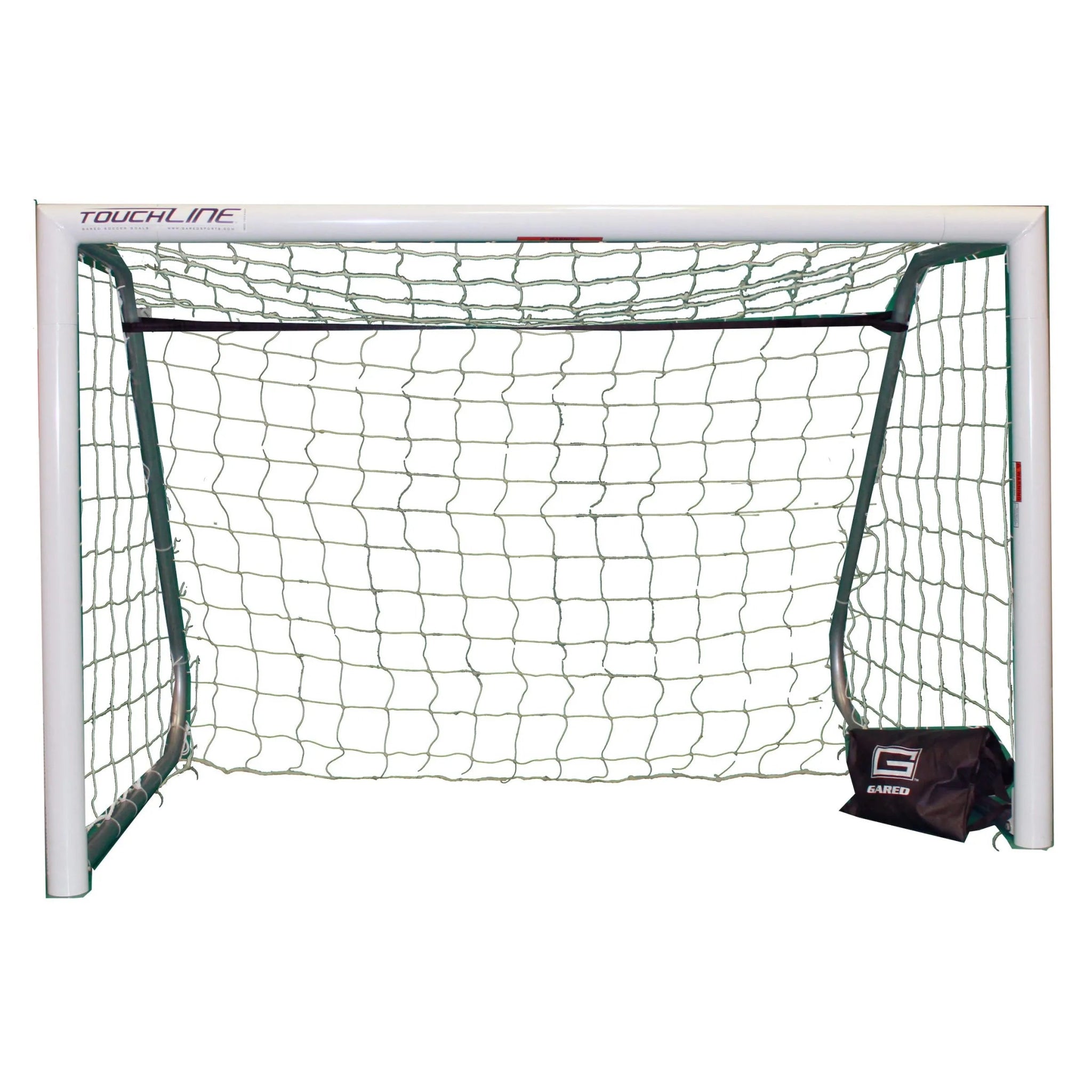 Gared White Recreational Soccer Goal, 6-1/2' x 18' (Front)
