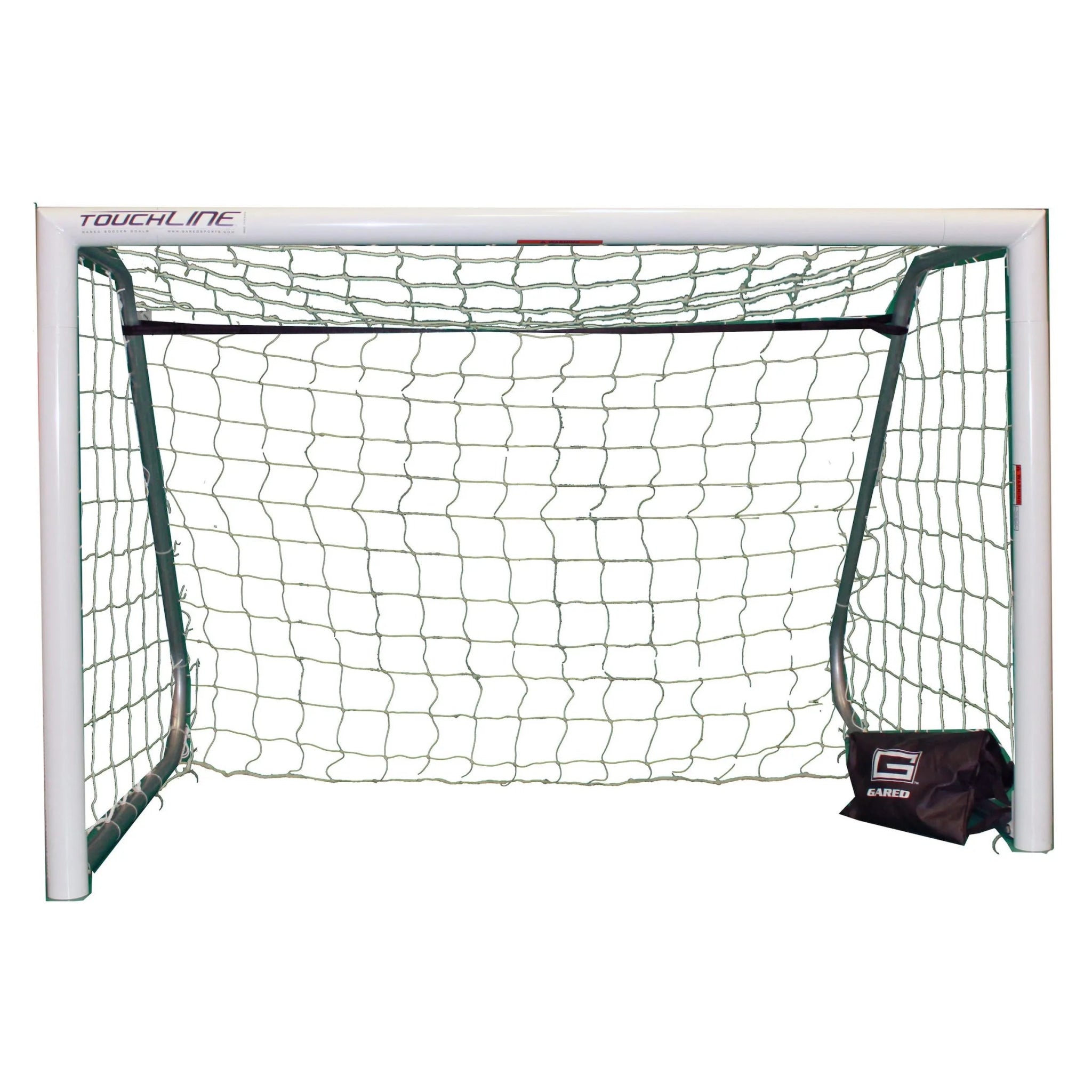 Gared White Recreational Soccer Goal, 7' x 21' (Front)