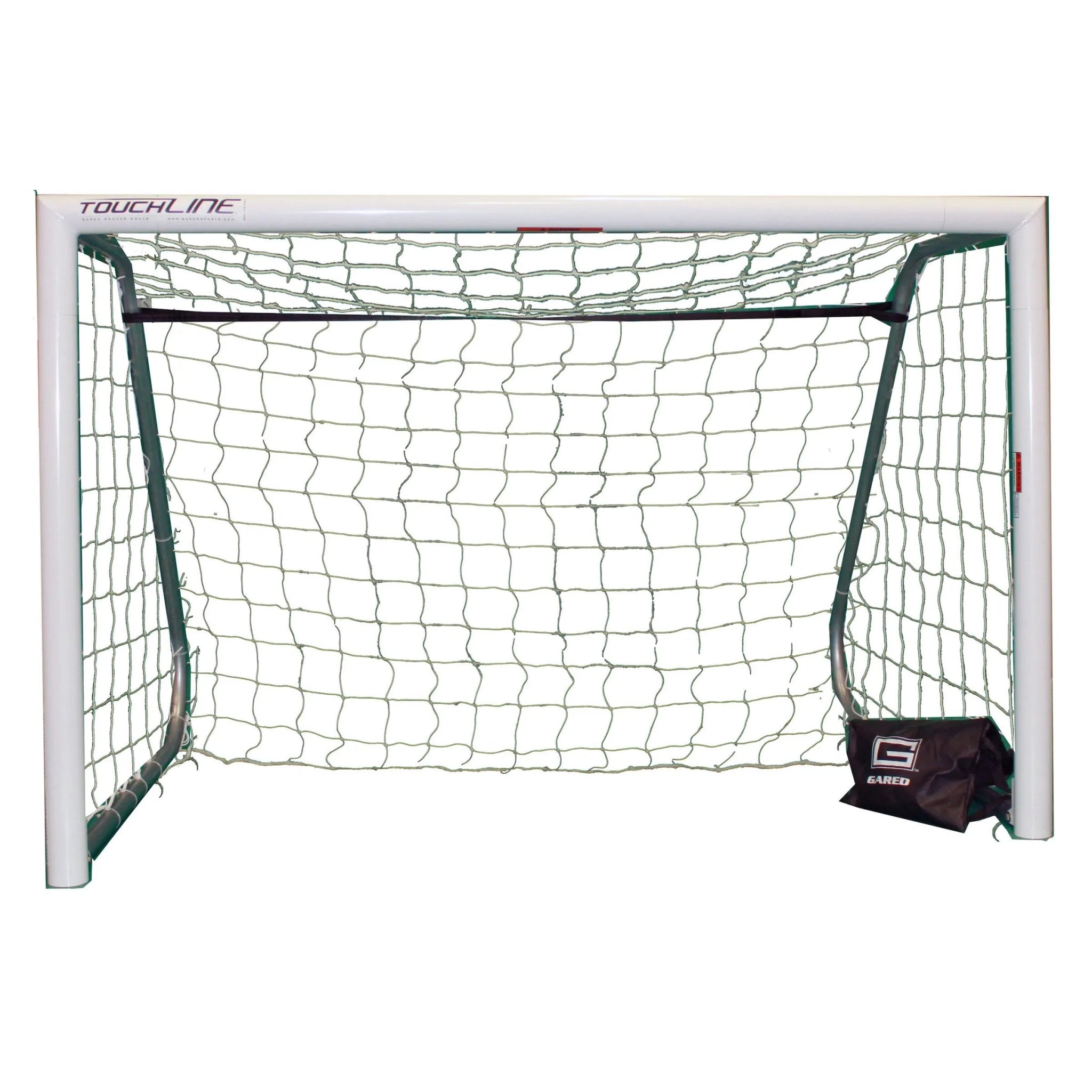 Gared White Recreational Soccer Goal, 8' x 24' (Front)