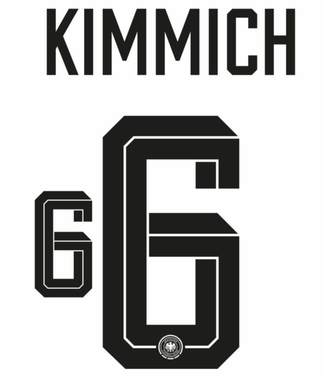 Germany 2026- Home KIMMICH #6 Official Name Set