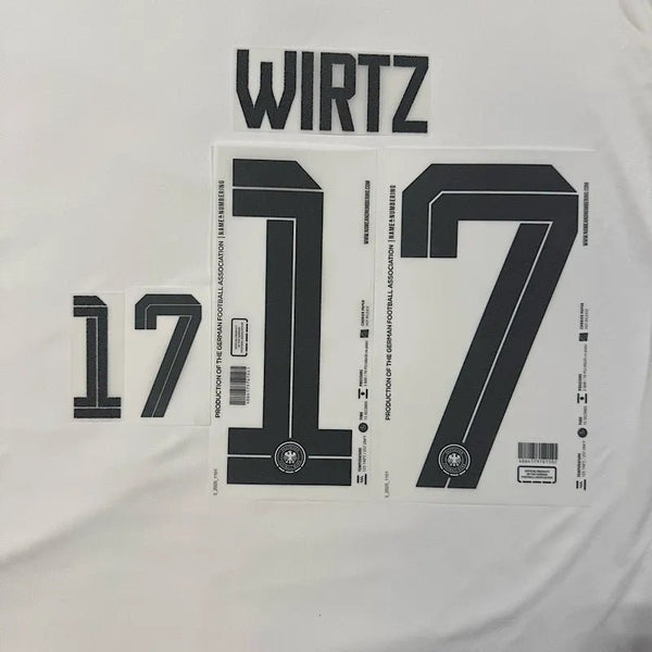 Germany 2026- Home WIRTZ #17 Youth Official Name Set – ProSoccer