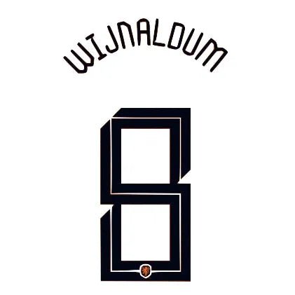 Holland 2020/21 Home Wijnaldum #8 Jersey Name Set (Main)