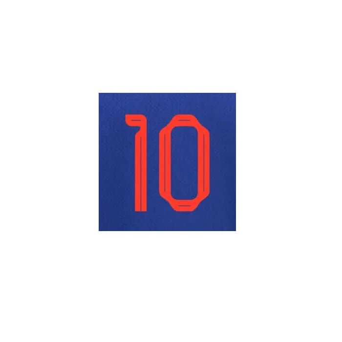 Holland 2022-23 Away Memphis #10 Jersey Name Set (Front)
