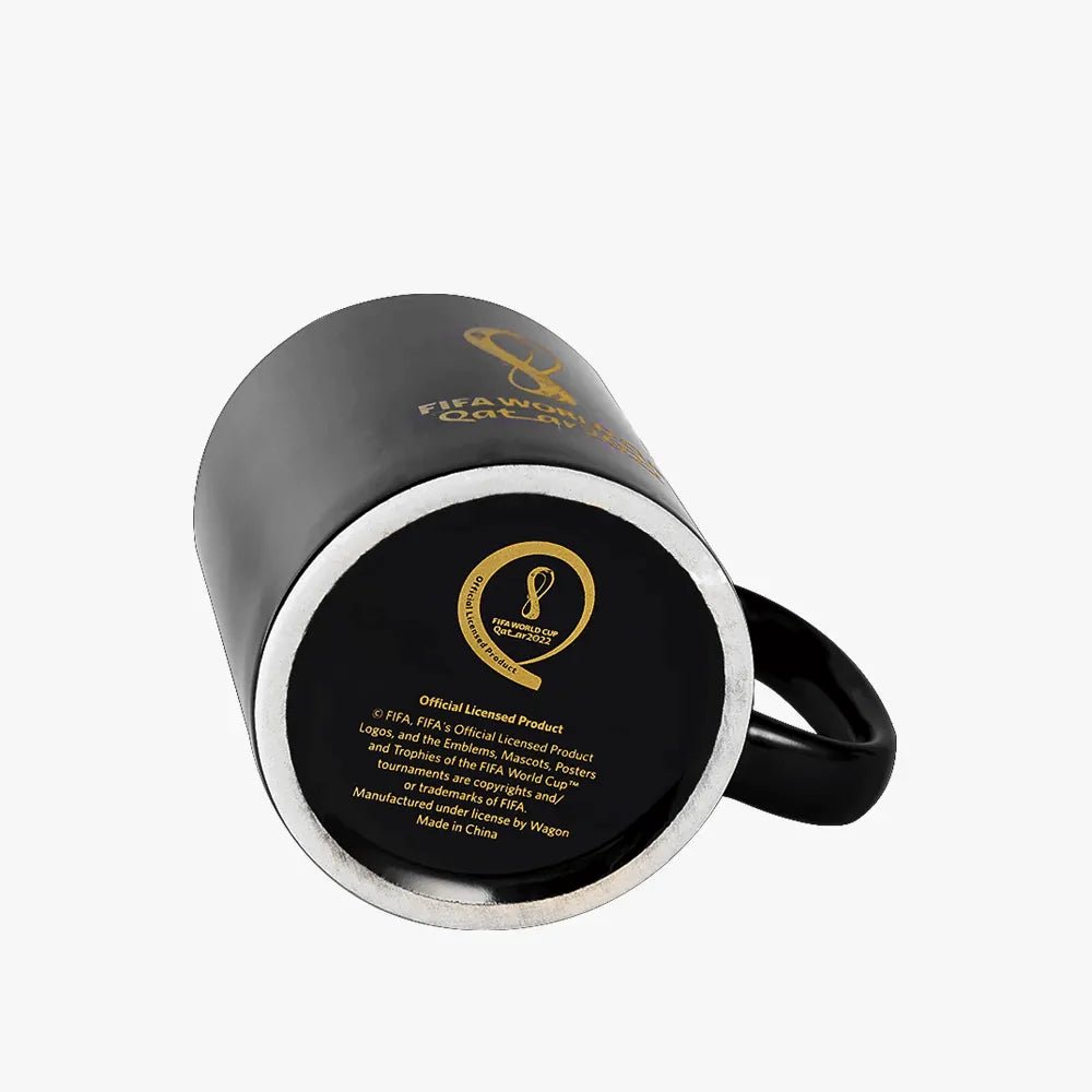 Honav FIFA World Cup 2022 Ceramic Mug - Black-Gold (Bottom)