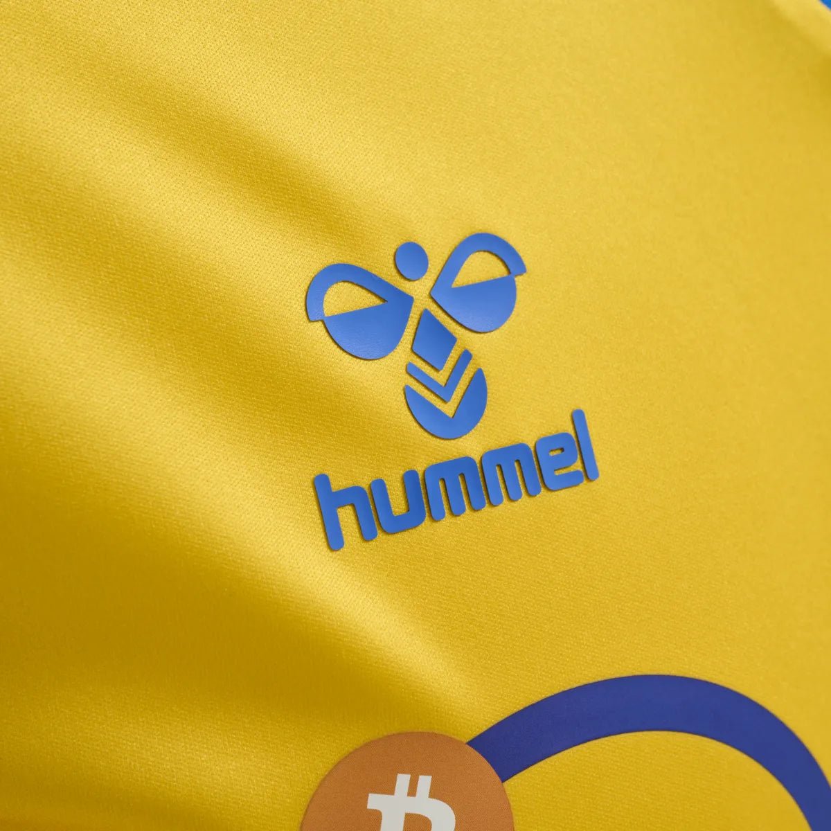 Hummel 2021-22 Southampton Away Jersey - Yellow-Royal (Detail 2)