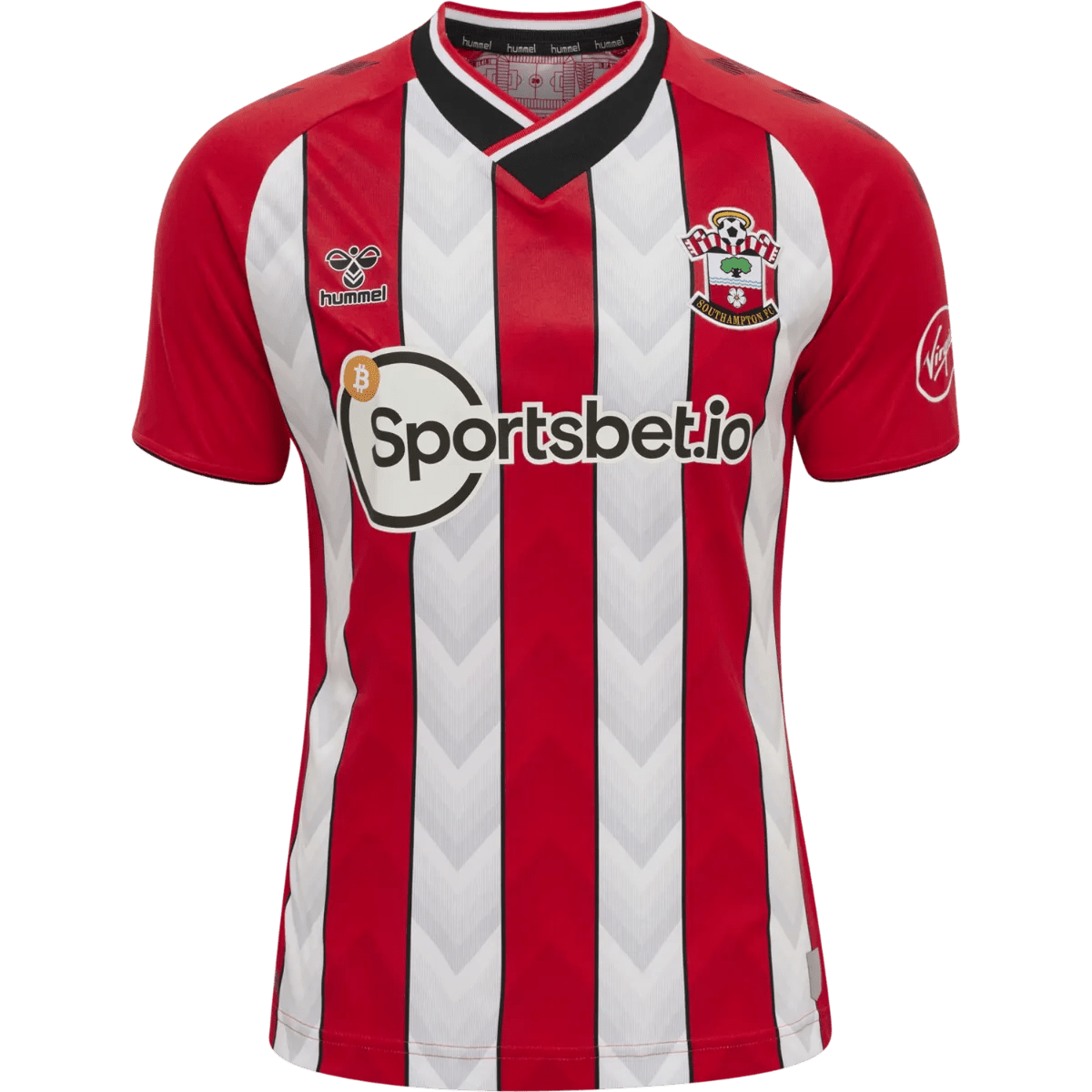 Hummel 2021-22 Southampton Home Jersey - Red-White (Front)