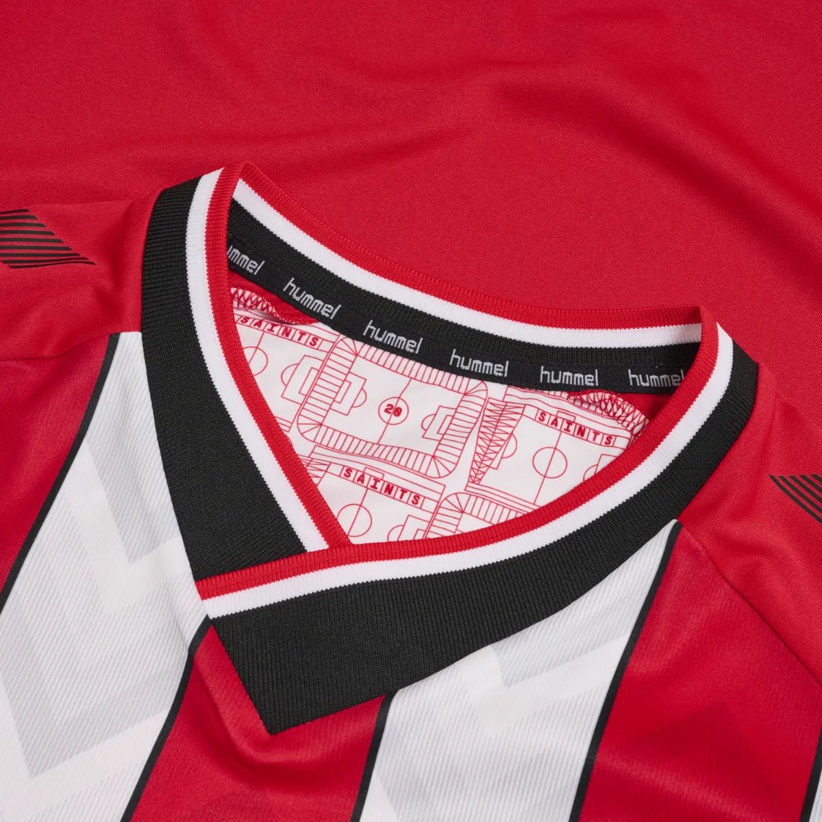 Hummel 2021-22 Southampton Home Jersey - Red-White (Detail 2)