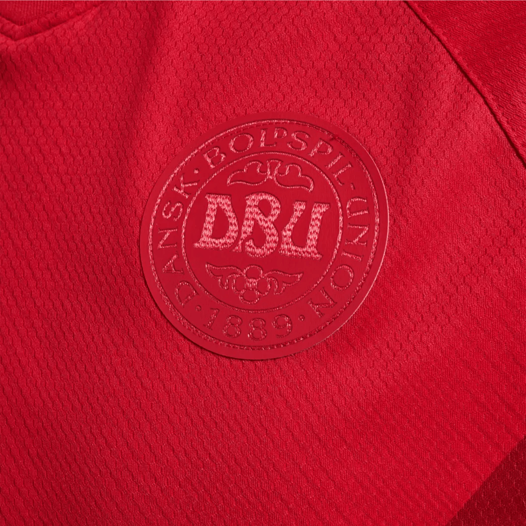 Hummel 2022-23 Denmark Home Jersey - Tango Red (Detail 3)