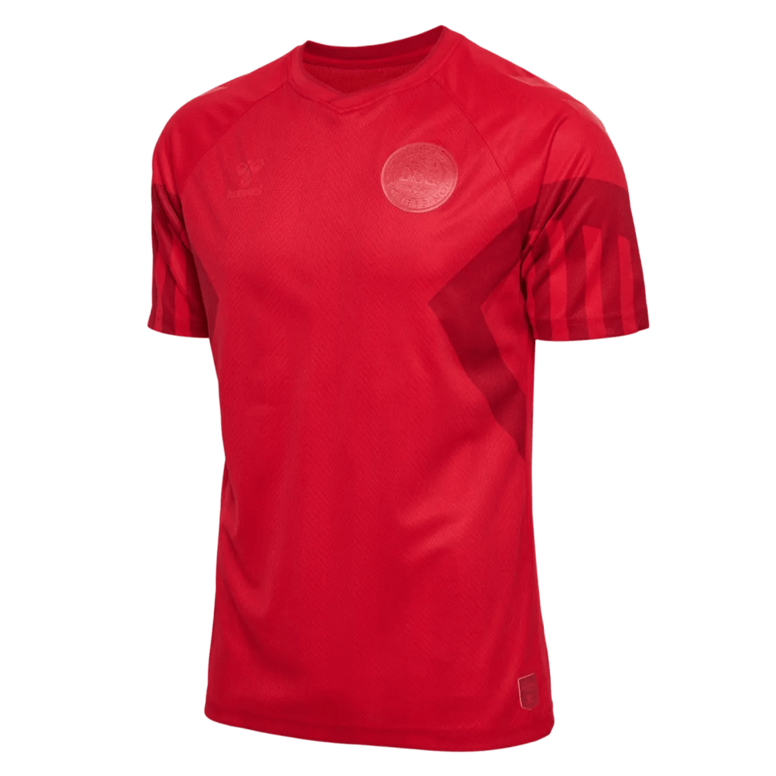 Hummel 2022-23 Denmark Home Jersey - Tango Red (DIagonal - Front)