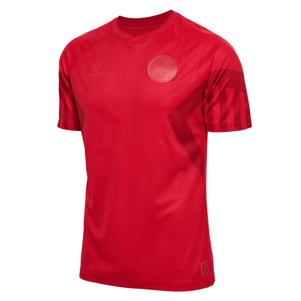 Hummel 2022-23 Denmark Home Soccer Jersey - Tango Red – ProSoccer