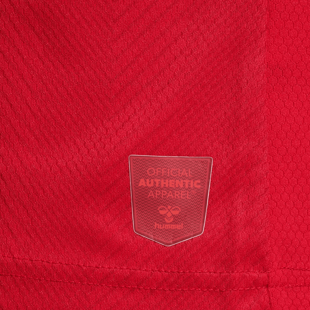 Hummel 2022-23 Denmark Home Jersey - Tango Red (Detail 5)