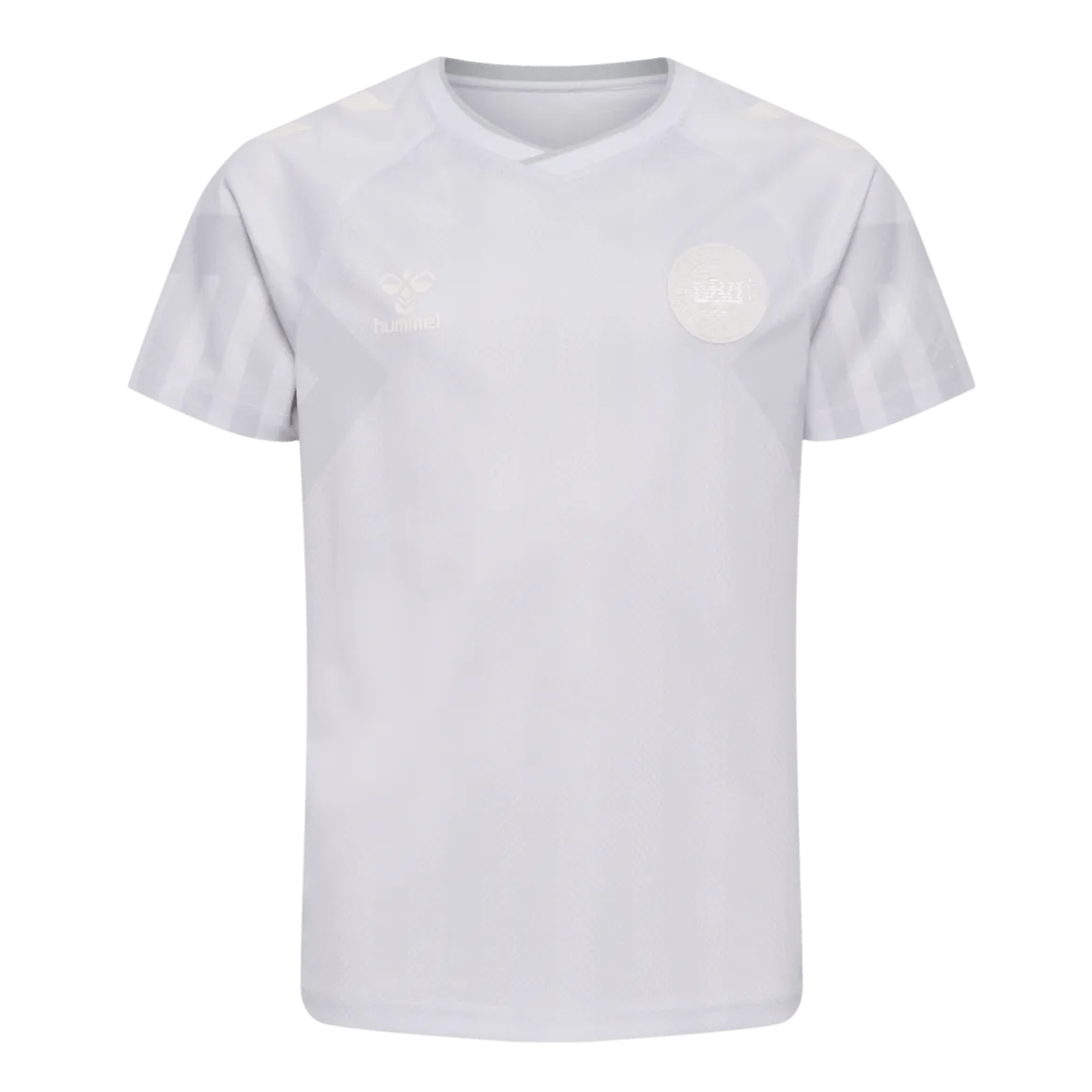 Hummel 2022-23 Denmark Youth Away Jersey - White (Front)