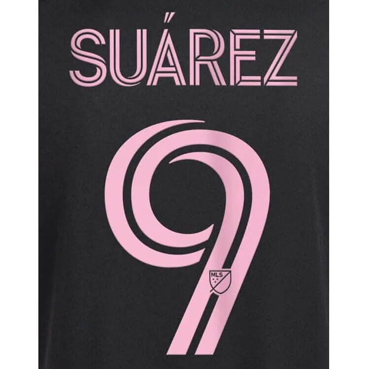 Inter Miami 2024-Away Suarez #9 Youth Jersey Name Set (Front)