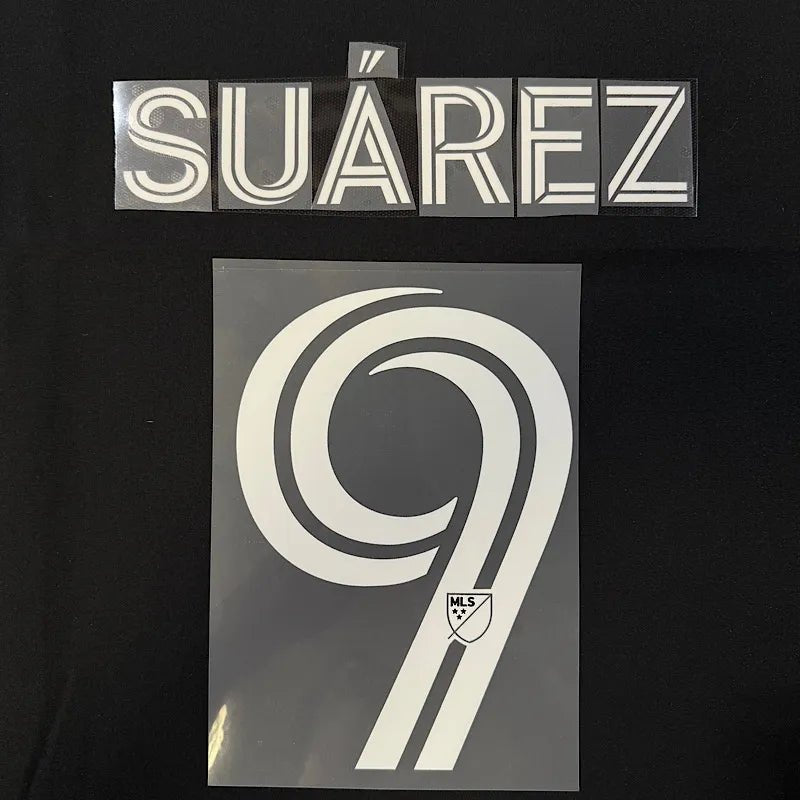 Inter Miami 2025-Third SUAREZ  #9 Official Name Set