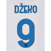 Inter Milan 2021-22 Away Dzeko #9 Jersey Name Set