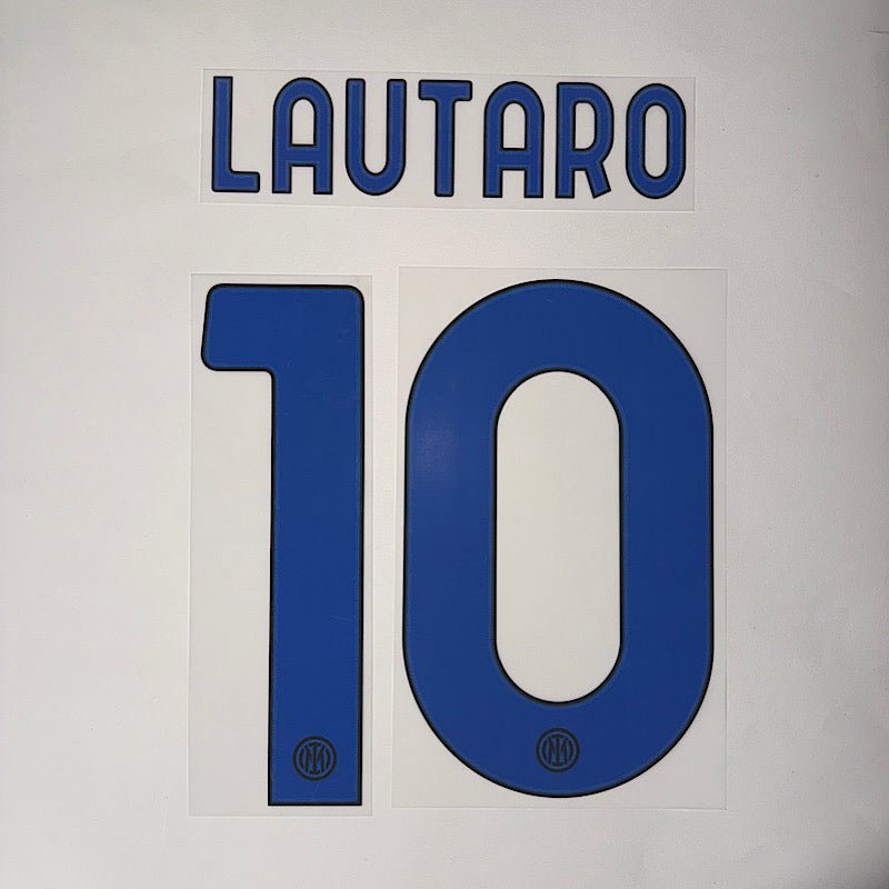 Inter Milan 2023/24 Away LAUTARO #10 Offciial Jersey Name Set