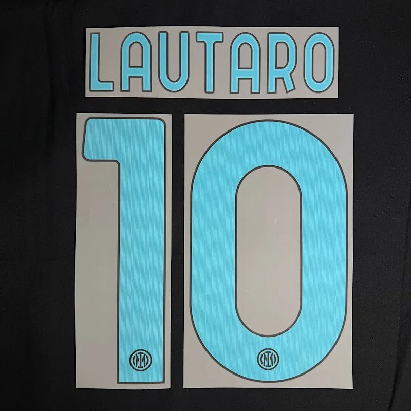 Inter Milan 2025/26 Home LAUTARO #10 Official Name Set