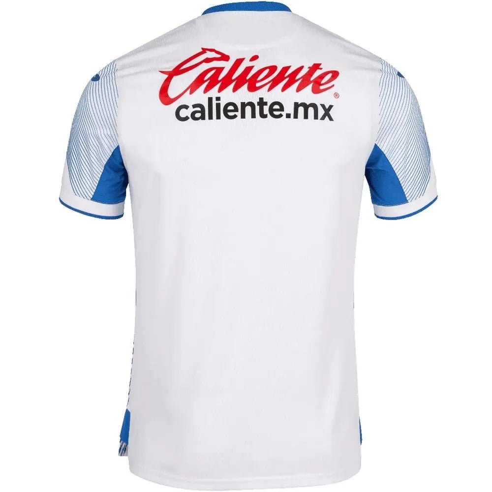 Joma 2021-22 Cruz Azul Away Jersey (with Star) - White-Royal (Back)