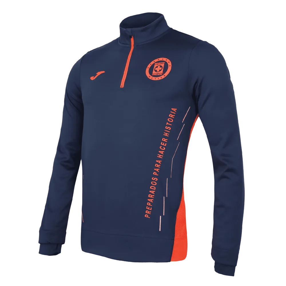 Joma 2021-22 Cruz Azul Sweatshirt - Navy (Front)